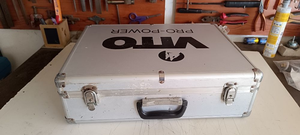 Máquina soldar Vito com mala e máscara automática