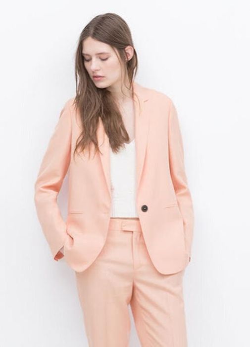 Стильний  ніжний жакет, піджак zara з віскози та льону