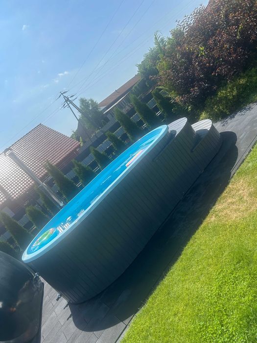 Basen Ogrodowy Jacuzzi Ogrodowe Bania Wanna Oczko Wodne Niecka Balia