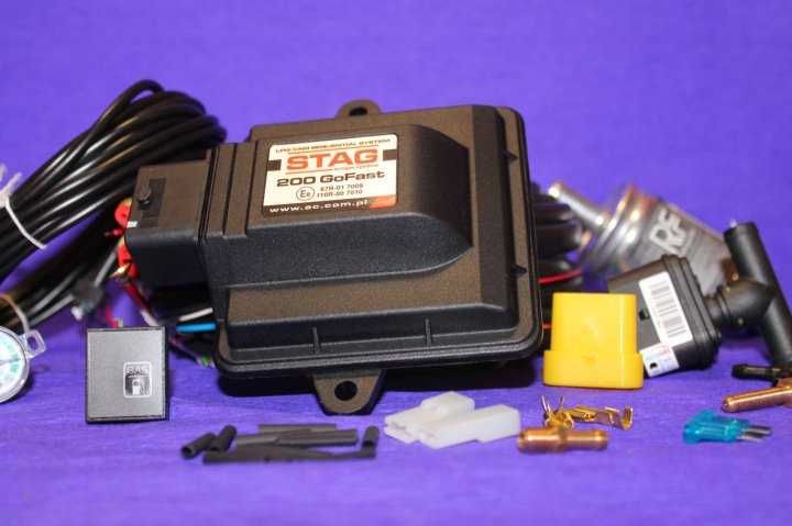 Электроника STAG-200 GO-FAST 4 цил. Електроніка гбо газ на авто блок