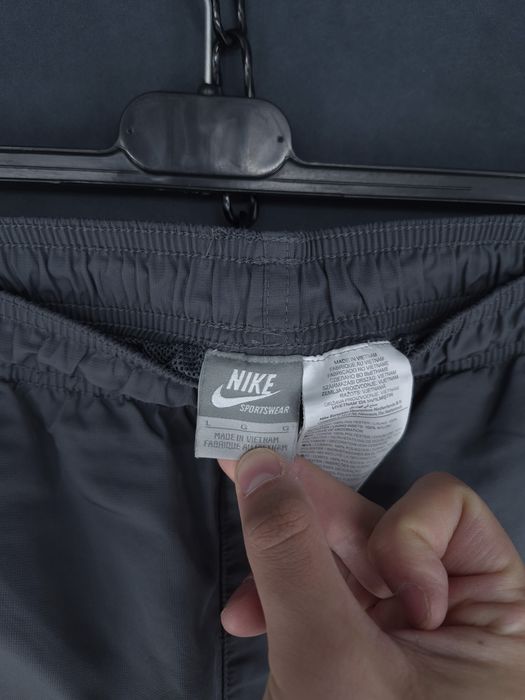 Nike MAX LTD spodnie dresowe dresy 7/8 z siatką L retro y2k blokecore