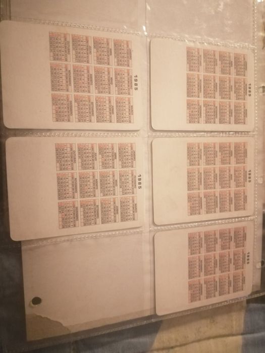 Calendários de bolso (1985) | Barcos