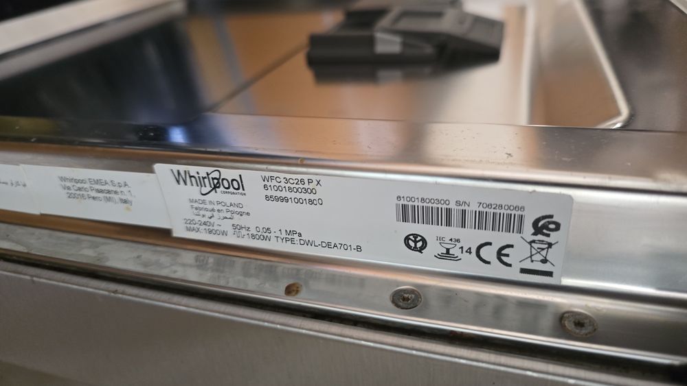 Máquina lavar loiça WHIRLPOOL
