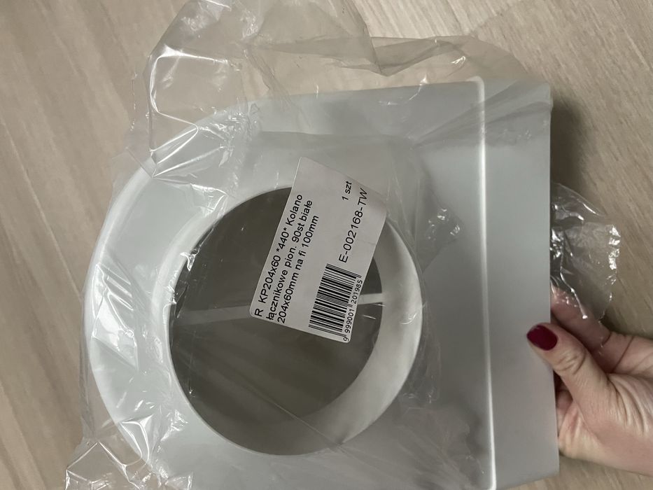 Zestaw kanał wentylacyjny 204x60