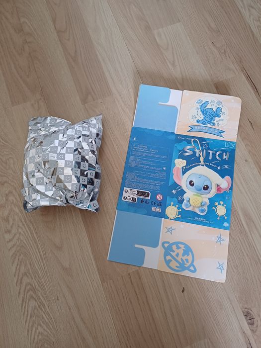 Labubu Stitch Disney, 17cm + gratis