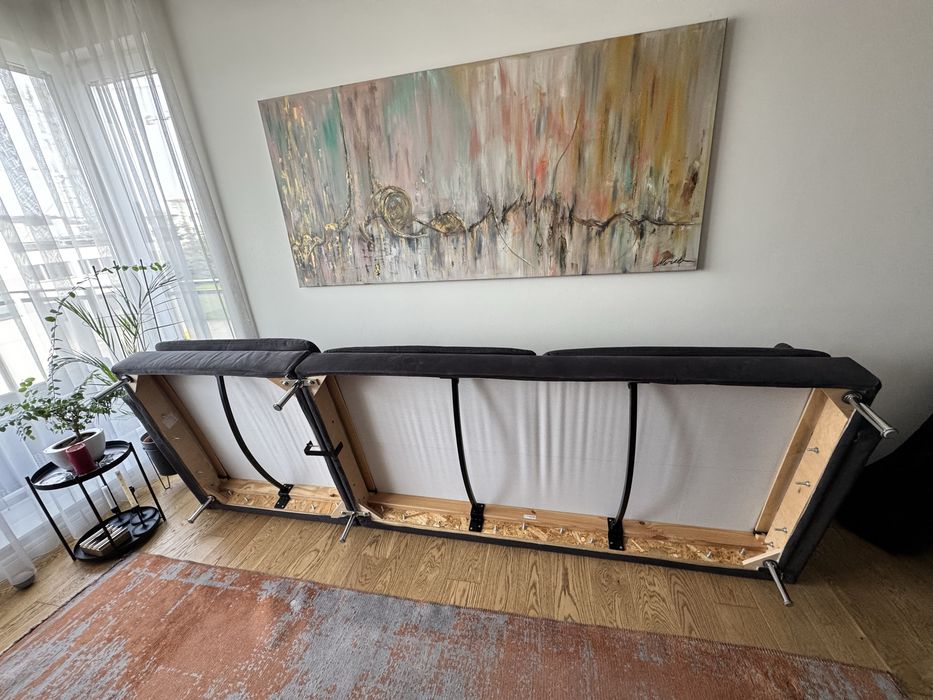 Sofa IKEA SÖDERHAMN – Wygodna sofa 2-osobowa + fotel  z dodatkowymi pokrowcami – Ciemnoszary