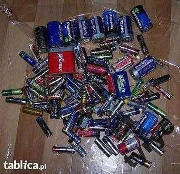 900szt zużyte baterie