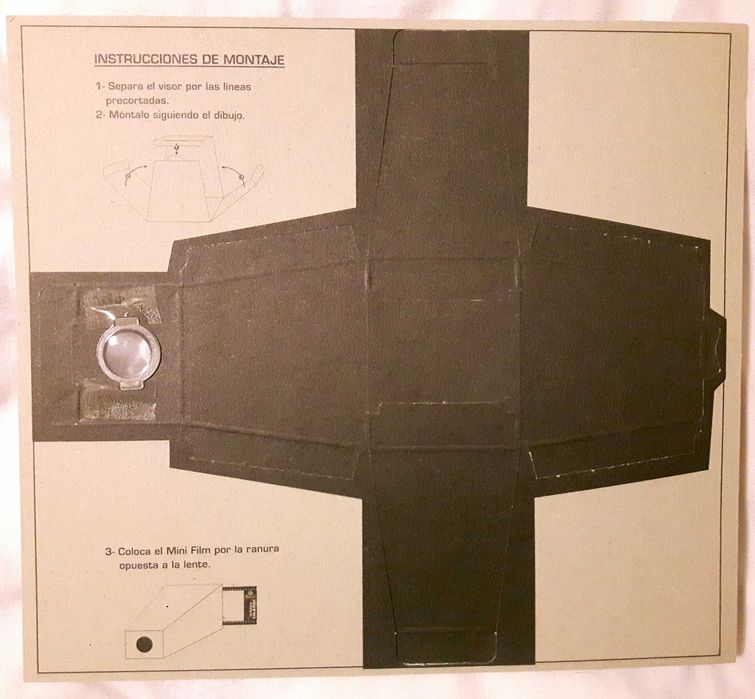 Visor de mini filmes Star Wars da Matutano dos anos 90 - Raro