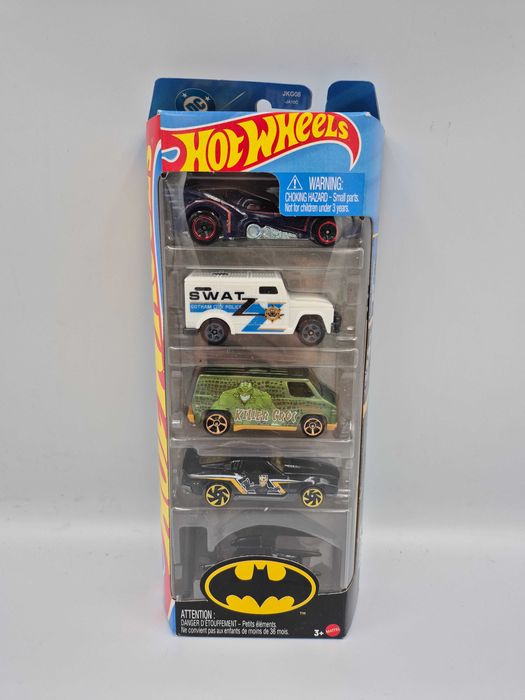 Zestaw 5 autek Hotwheels Batman