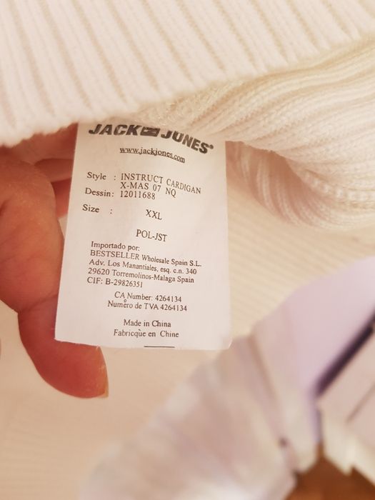 Jack&Jones bawełniany sweter xxl