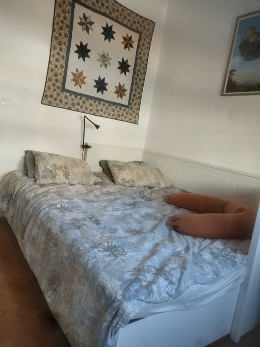 Cama hemnes solteira/dupla com 2 colchoes