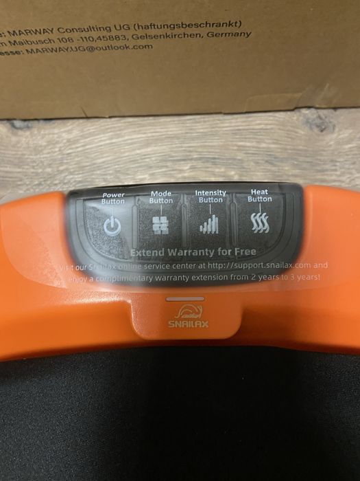 Masażer do stóp Snailax wibracyjny z podgrzewaniem 36 W