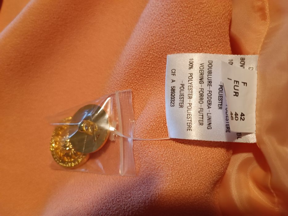 Fato de Saia e Casaco - Salmão - NOVO - BARATÍSSIMO