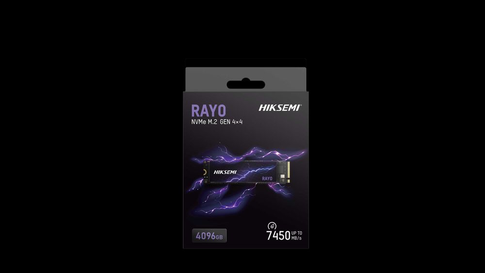 Disco SSD NVMe M.2 Hiksemi Rayo 1024Gb Leit 7450MB/s Escrit 6600MB/s