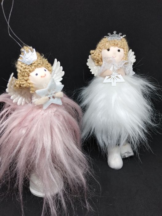 Aniołki laleczki dzieci bombki zawieszki choinkowe