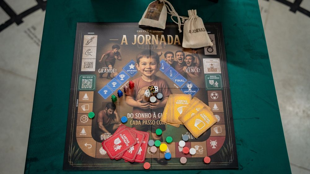 A JORNADA /NOVO/ jogo tabuleiro ESSANTIA