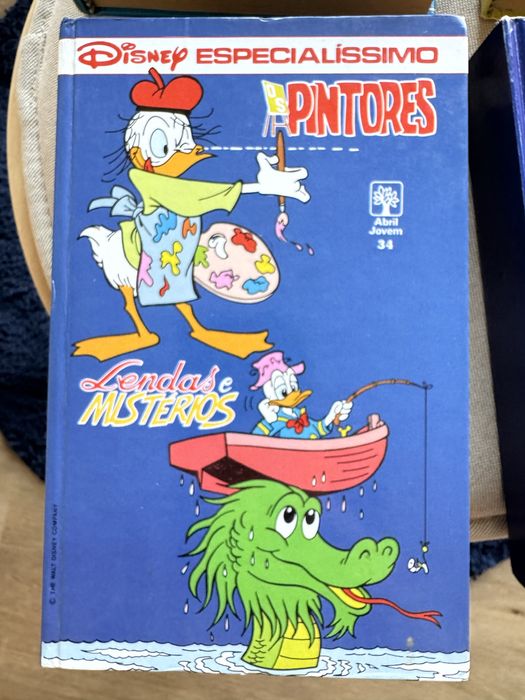 Livros antigos banda desenhada Disney