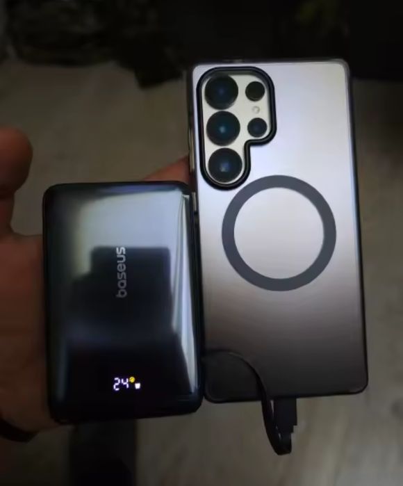 Baseus 45W Повербанк зі швидкою зарядкою бездротова зарядка Qi2