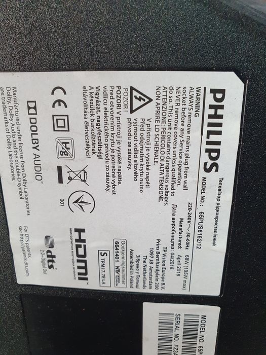Podświetlenia TV led 65PUS6412 , 65PUS6261 i inne