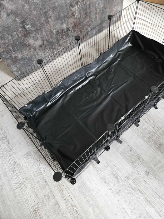 Klatka dla gryzoni chomików królików świnek z drzwiami i podłogą NOWA