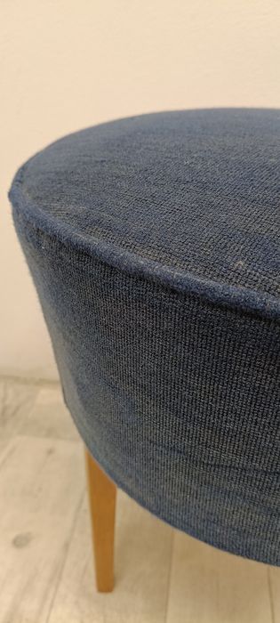 pufa mała do toaletki vintage lata 60-te design