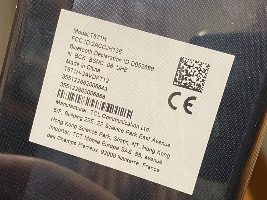 Telemovel NOVO TCL 20 SE 64GB android