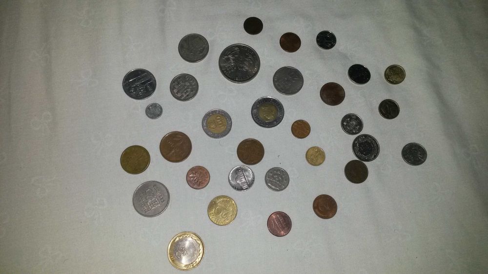 Moedas Antigas(vários paises)