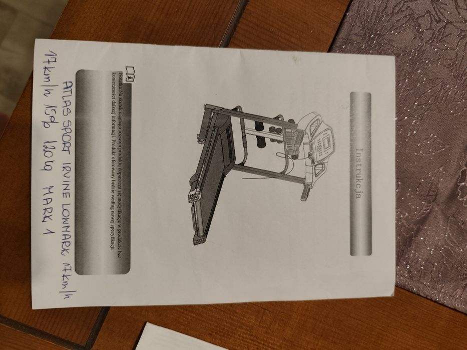 Bieżnia mało używana