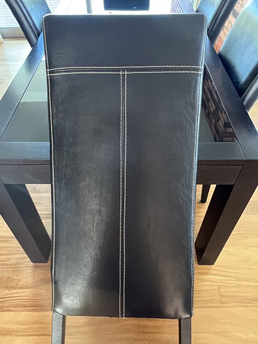 Mesa de jantar extensível + 6 cadeiras