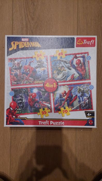 Puzzle Spider-Man Marvel 4+ jak nowe