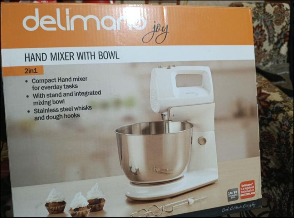 Міксер  з чашею delimano joy lb3109a 250-300 вт