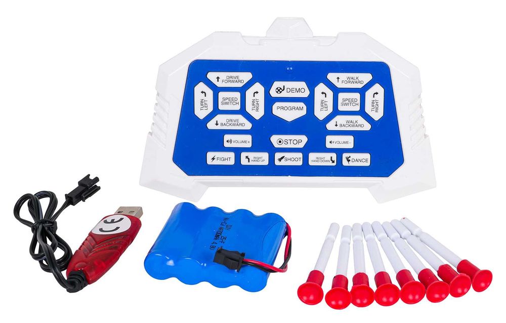 Wielofunkcyjny Zdalnie Sterowany Robot Pilot R/C Strzela 1701B.NIE