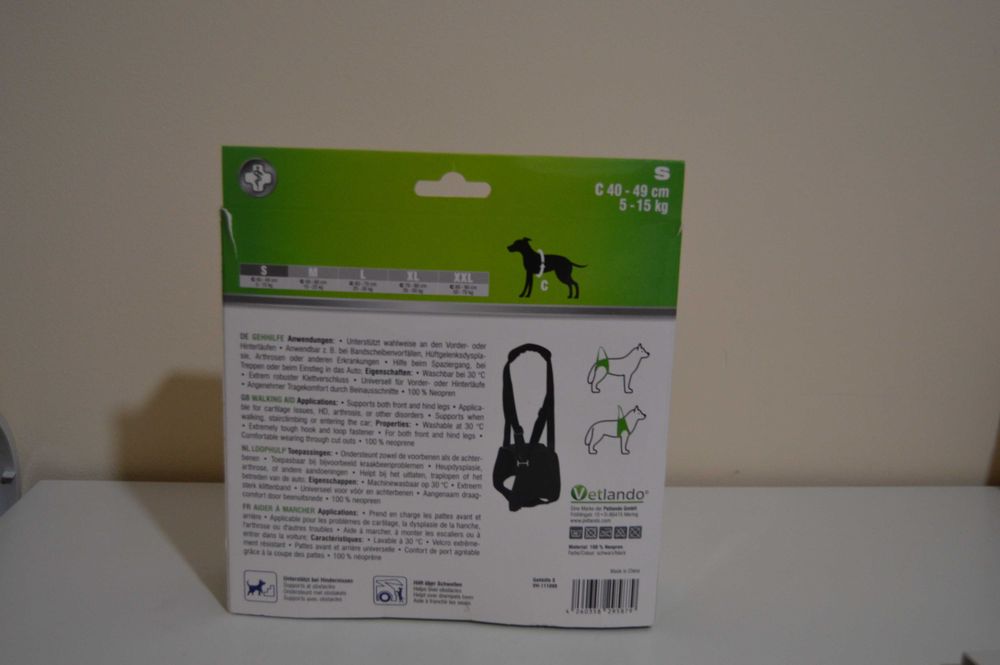 Ofereço!!! Walking Aid Vetlando -Suporte caminhada cão- Tamanho S