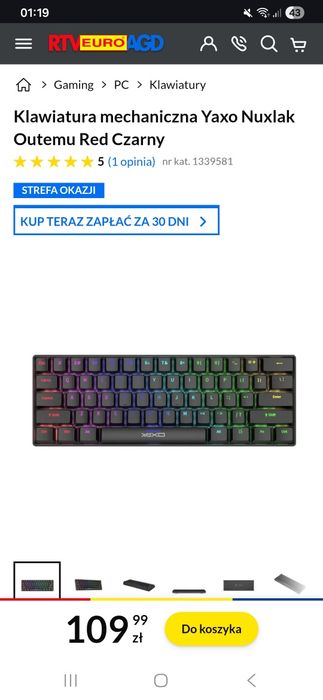 Klawiatura. NOWA
