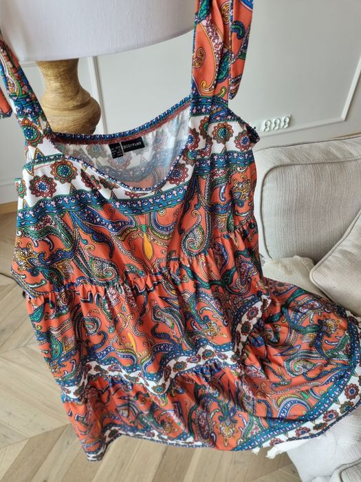 Sukienka Bonprix 48-50 boho plus size