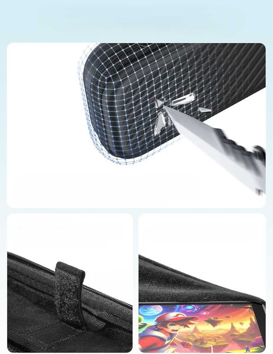 Etui JSAUX do Nintendo Switch 2 2025 Pokrowiec Torba Pasek na ramię