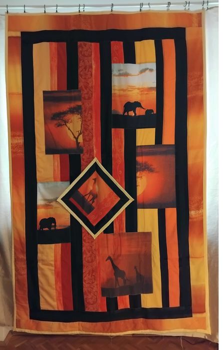 Patchwork / Narzuta - 'Safari'