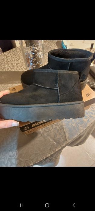 Botas pantufas preta