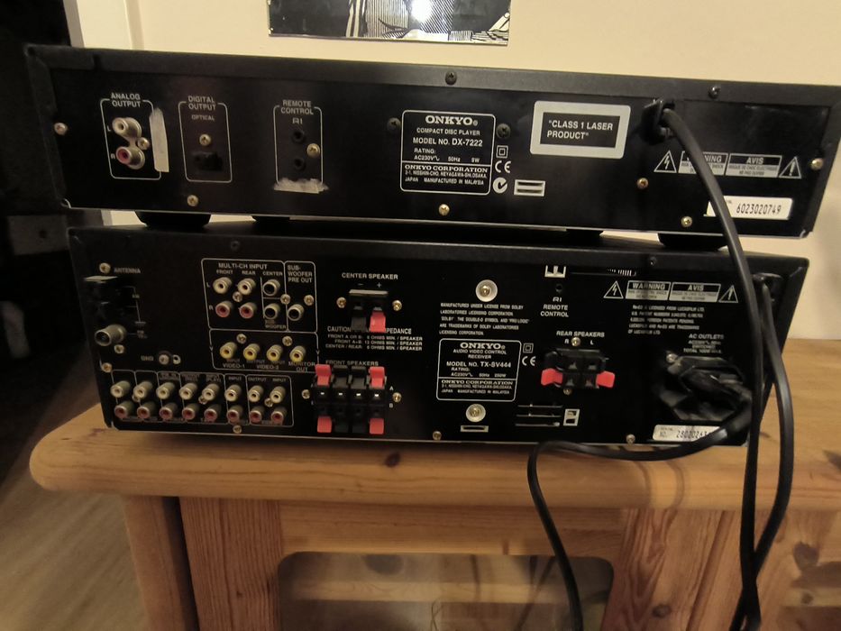 Onkyo TX-SV444 + CD    DX7222