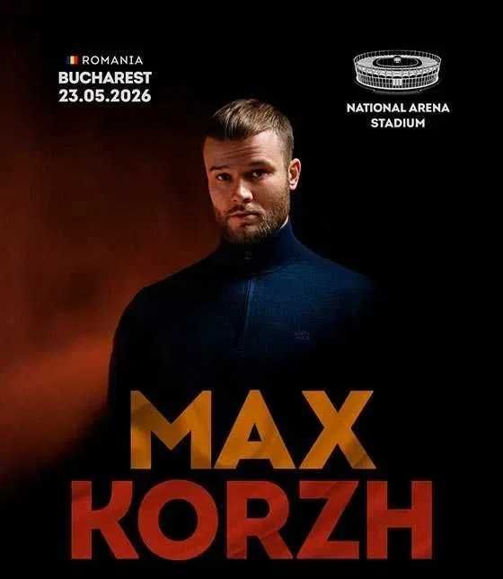 Sprzedam 2 bilety na koncert Max Korzh w Bukareszcie