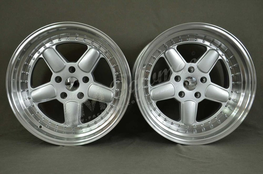 Felgi DMC01 Classic 18" 9,5J ET20 + 11J ET25 5x120 Silver Machine Lip