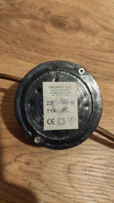 Lampa stojąca rustykalna