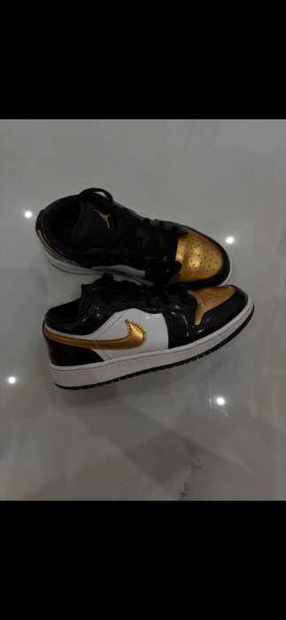 Jordan 4 AIR 1 dourado, usados tamanho 36