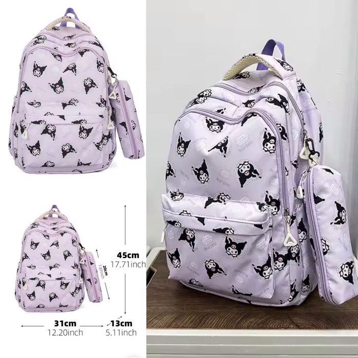 Рюкзак школьный капибара шкільний рюкзак Capybara Куроми рюкзак kuromi