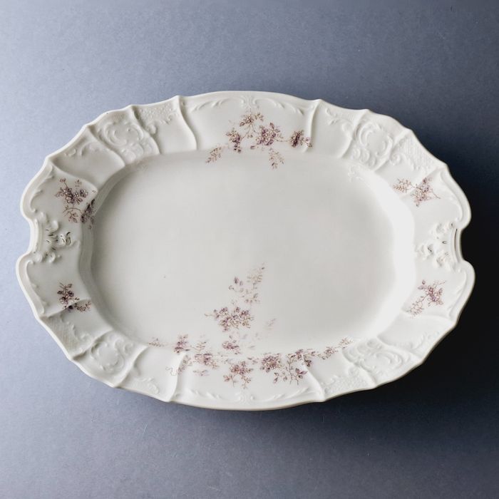 pirkenhammer xix wiek przepiękny półmisek porcelanowy