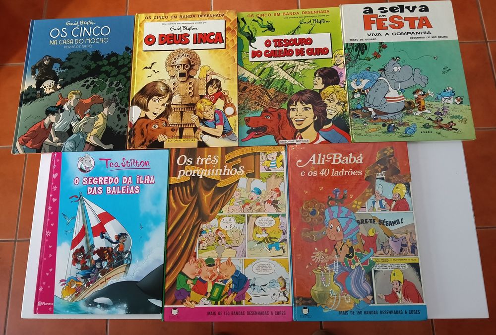 29 Albuns Mickey, Donald, Basílio, Os Cinco, etc
