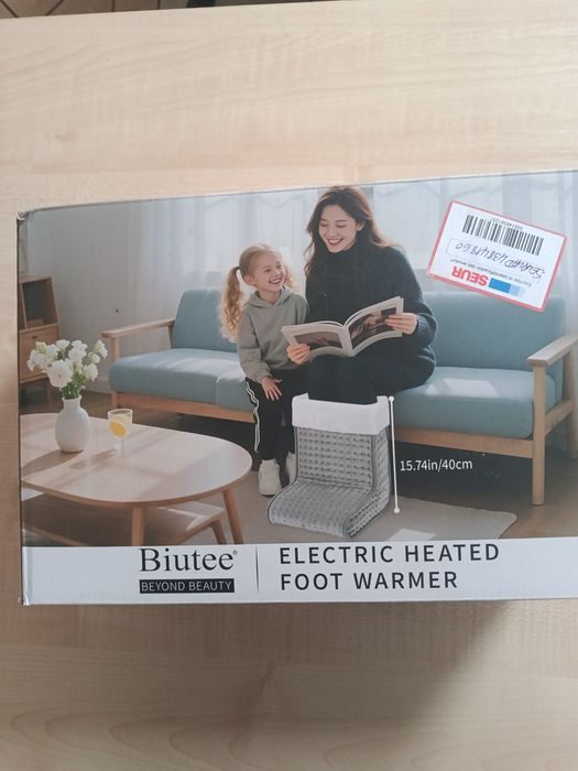 Nowy elektryczny ogrzewacz do stóp Biutee G1015 | But rozgrzewający