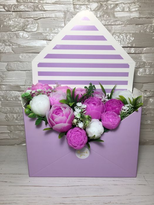 Букеты из натурального мила ручной работы