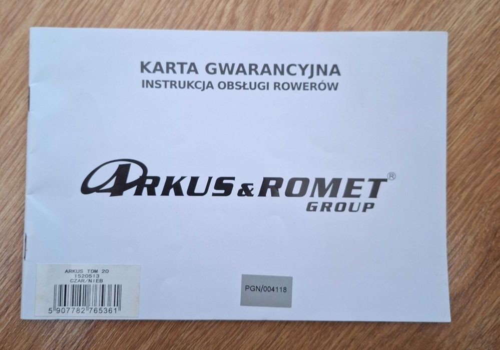 Rower ARKUS TOM 20