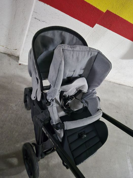 Carrinho muum jané trio mais isofix
